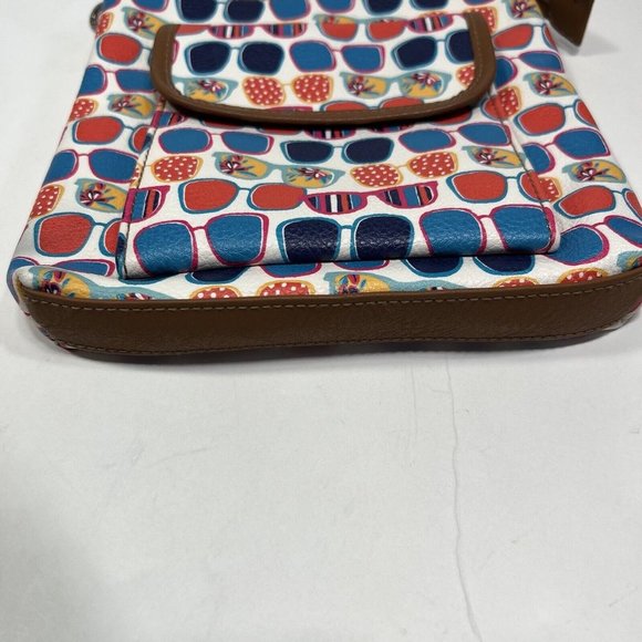 Relic By Fossil Crossbody Bag With Matching Billfold, White Multicolor Glasses- - Picture 9 of 12